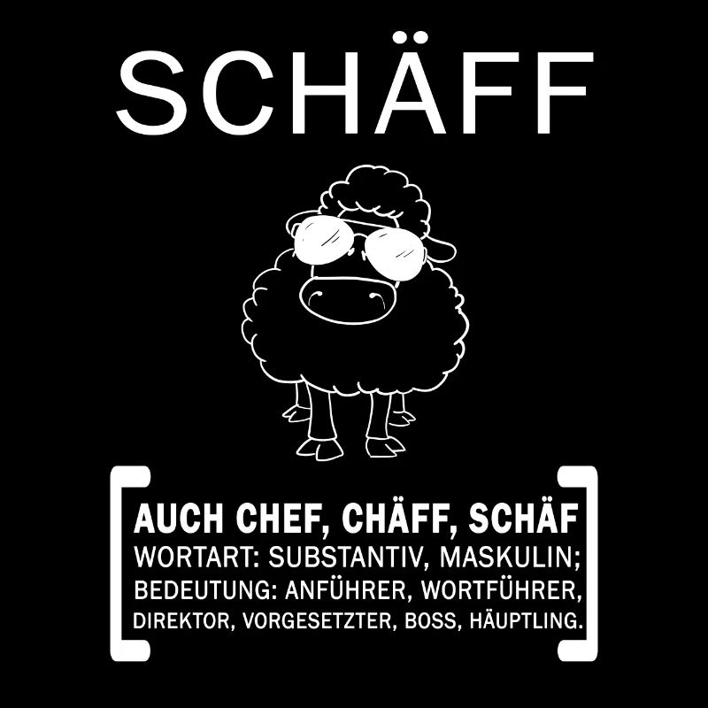 Schäff Chef Abteilungsleiter Schaf Boss