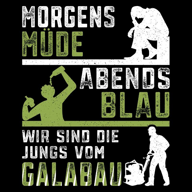 Galabau Galabauer bei der Arbeit