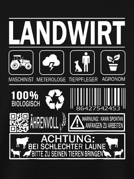 Landwirt Bauer Agronom