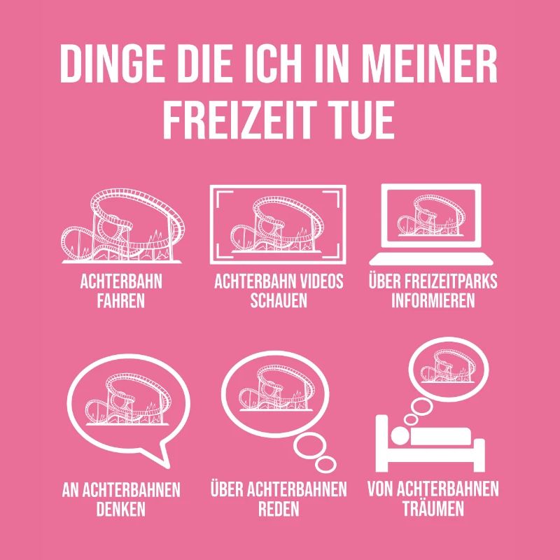 Achterbahn Freizeitpark Rollercoaster