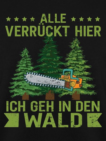Holzfäller Waldarbeiter Holz machen