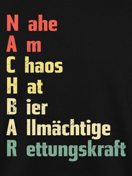 Nachbar Nahe am Chaos