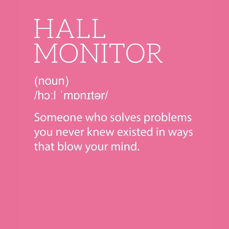 Moniteur de hall