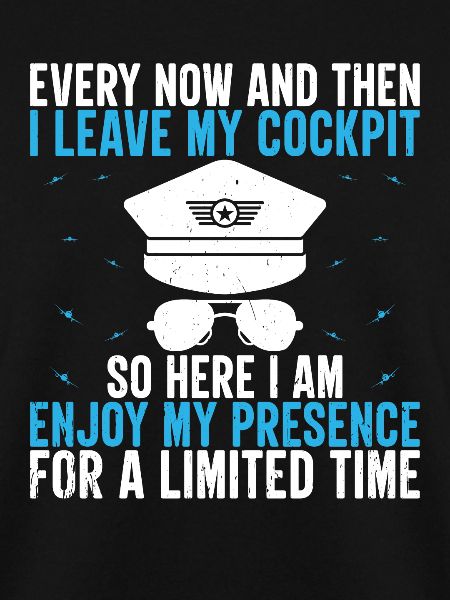 Aviation Funny Airplane Pilot