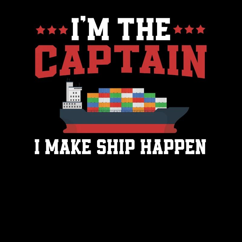 Containerschiff Kapitän Shirt