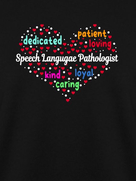 Großes Sprache-sprachpathologen-herz-design
