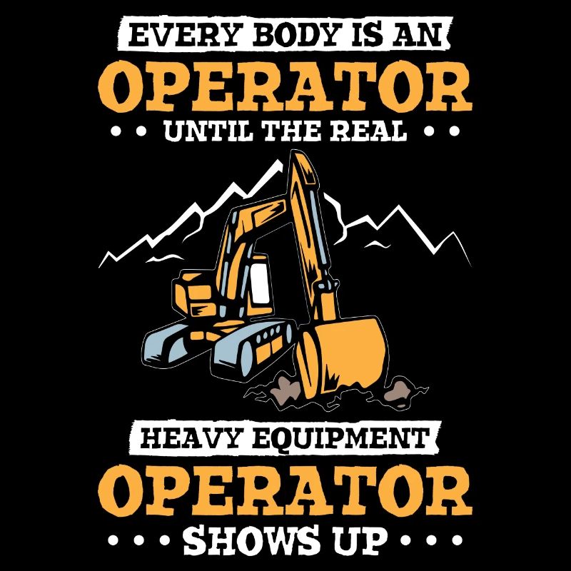 Operator Excavator Heavy Equipment