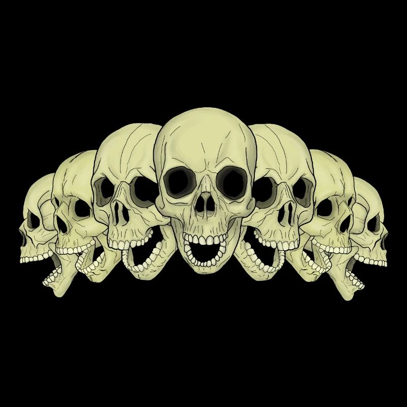 7 crânes