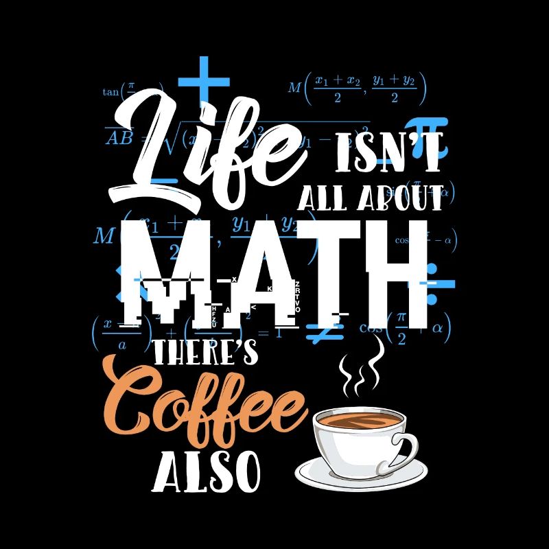 Cadeau mathématique et café de la vie d'un mathématicien