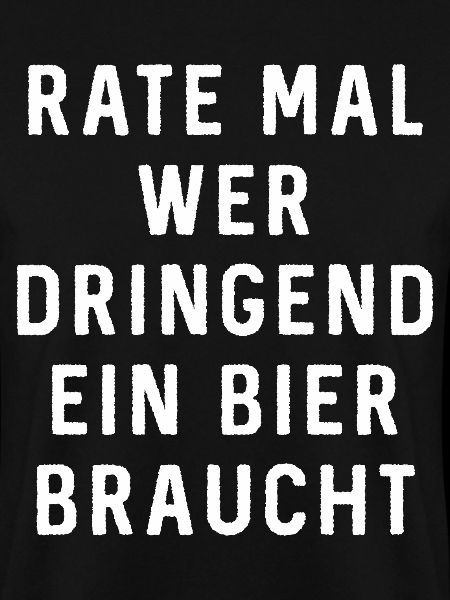 Witziges Bier-Motto für Geselligkeit