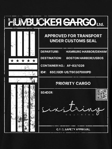 Shipping Label, weiß