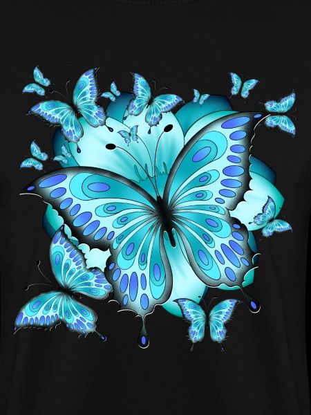 Schmetterlinge mit Blume