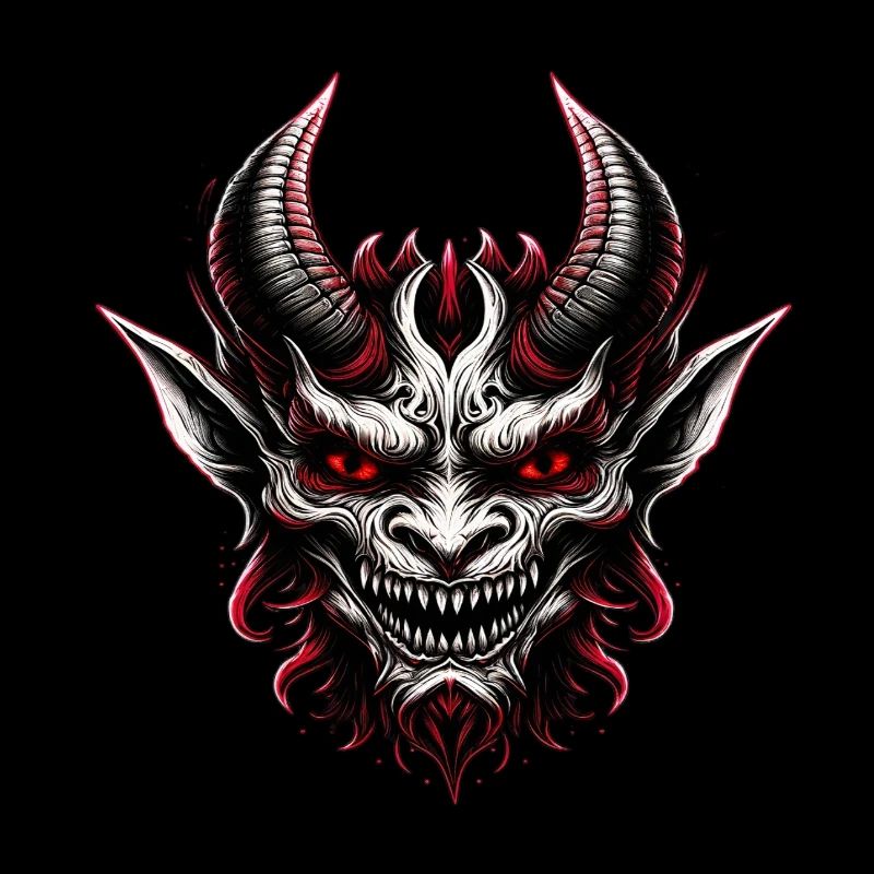 Unleashed Fury Dämon Creepy Gesicht