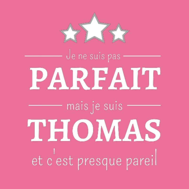 Ich bin nicht perfekt, aber ich bin Thomas.