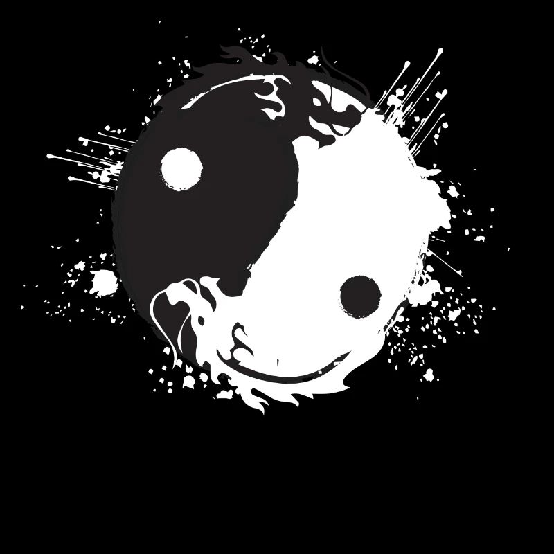 Yin Yang Dragon Ying Yang Symbol Drawing