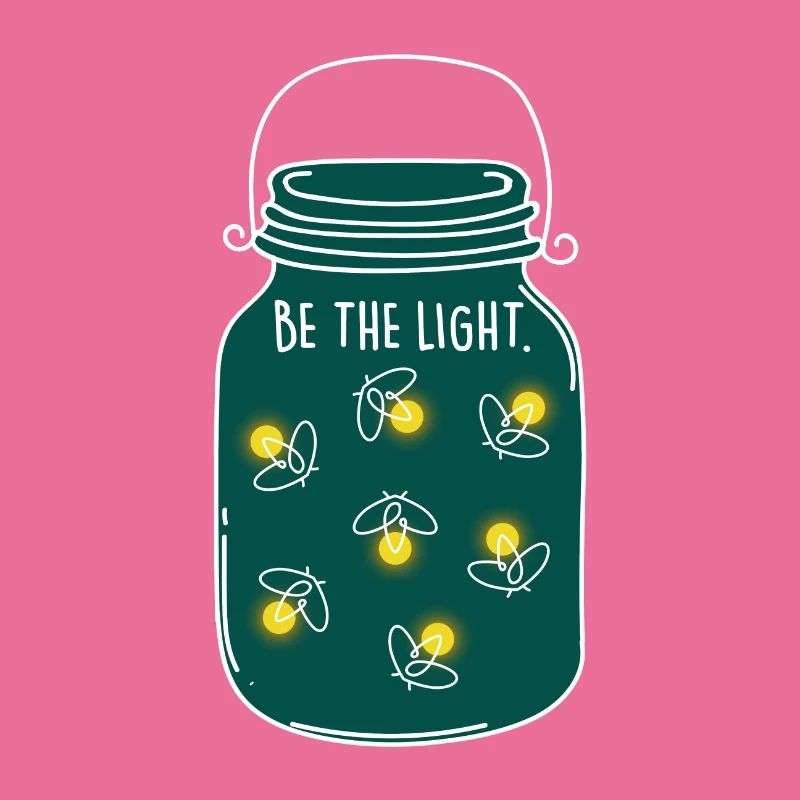 Be the light! Camping nature firefly summer