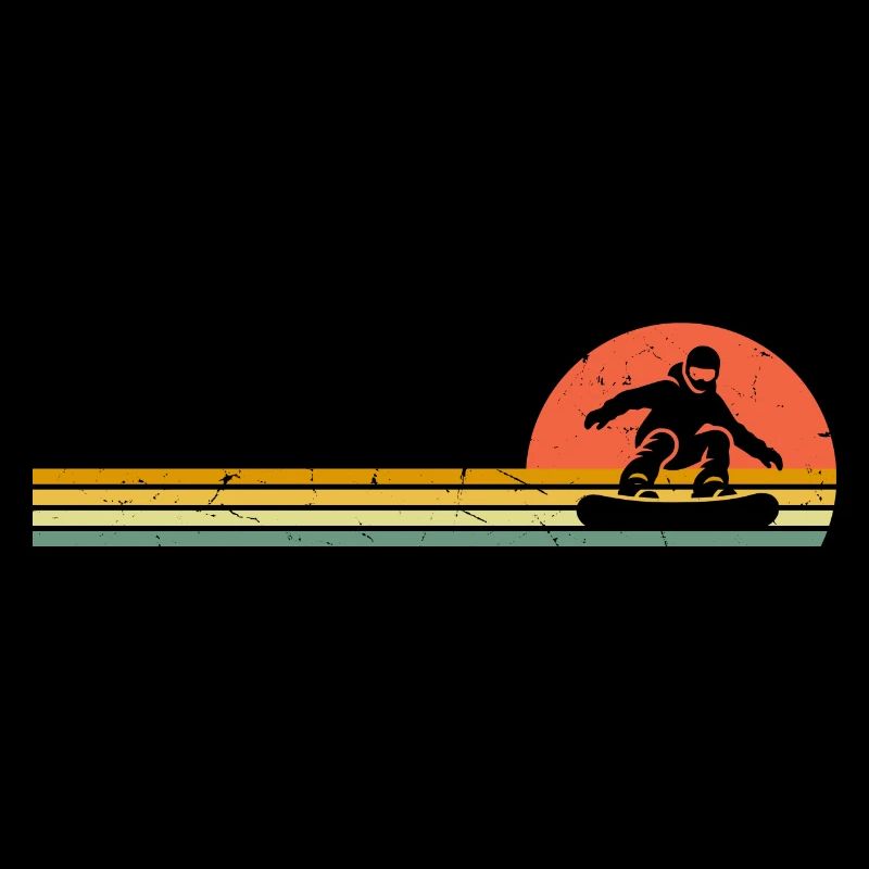 Snowboard Retro Snowboarder Vintage Snowboarden