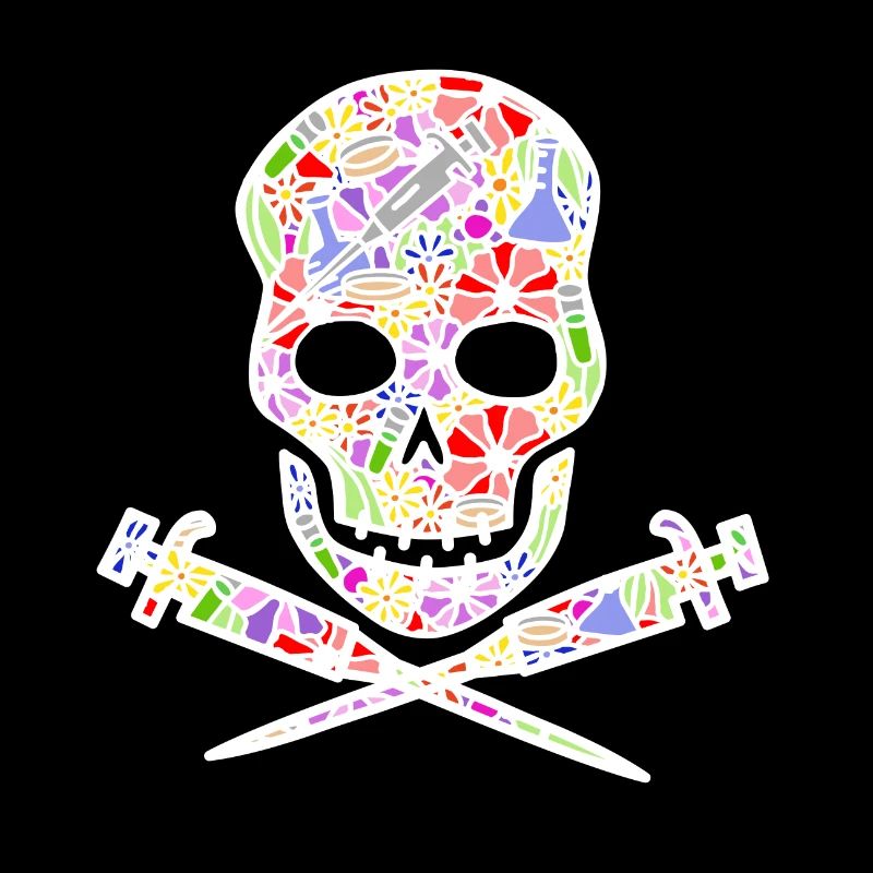 Science till I die floral (white)