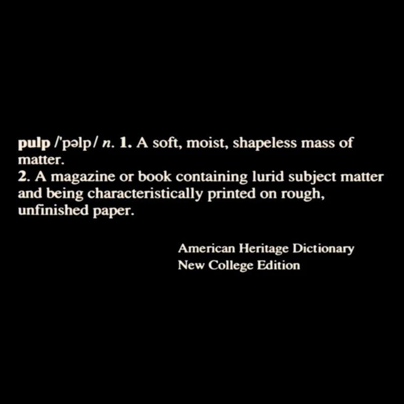 Pulp Fiction Meaning