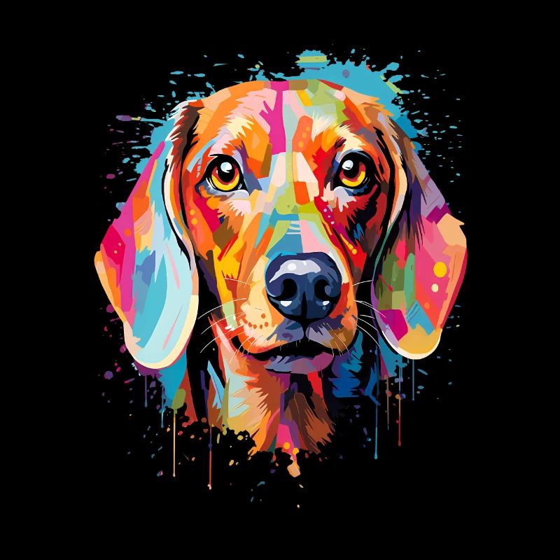 Dackel Colorful