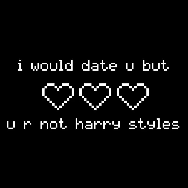 Je voudrais sortir avec une idée cadeau de Harry Stiles, blanc
