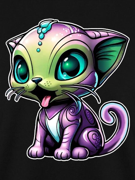 Cute Alien Cat