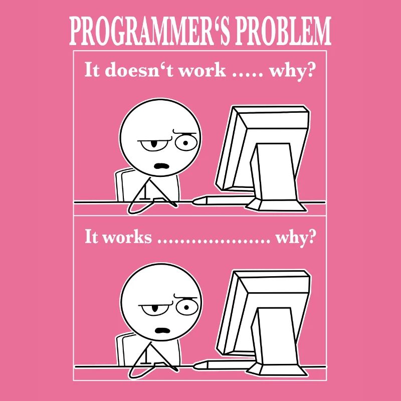 Programmer Computer Scientist Funny Cartoon T-Shir