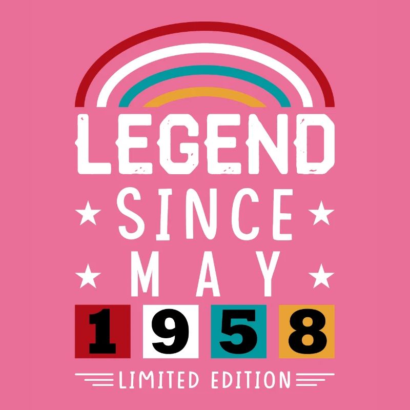 1958 Legend Since Birthday Gift May