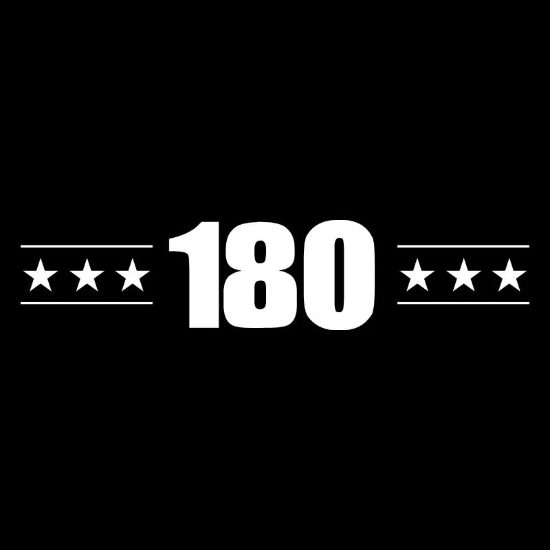 Fléchettes 180 étoiles