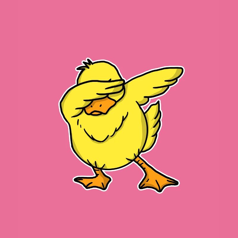 Cadeau de canard de dabbing
