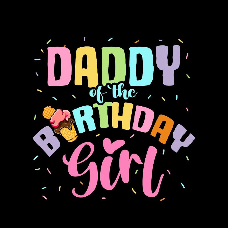 Eiscreme Papa Geburtstagskind Eis B-Day Party