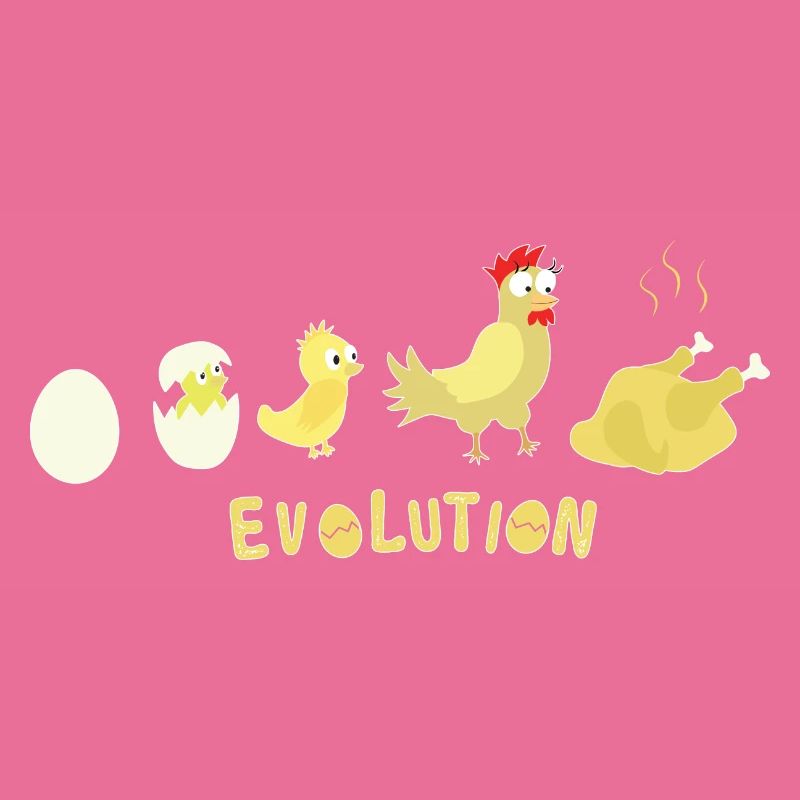 Evolution Ei Huhn Brathähnchen BBQ Barbecue