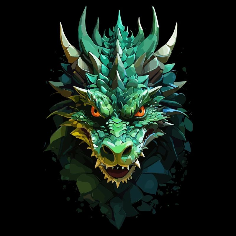 Schattiger Drache - Dunkle Pracht