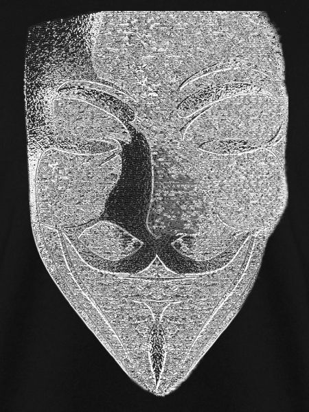 Anonymous v like vendetta mask