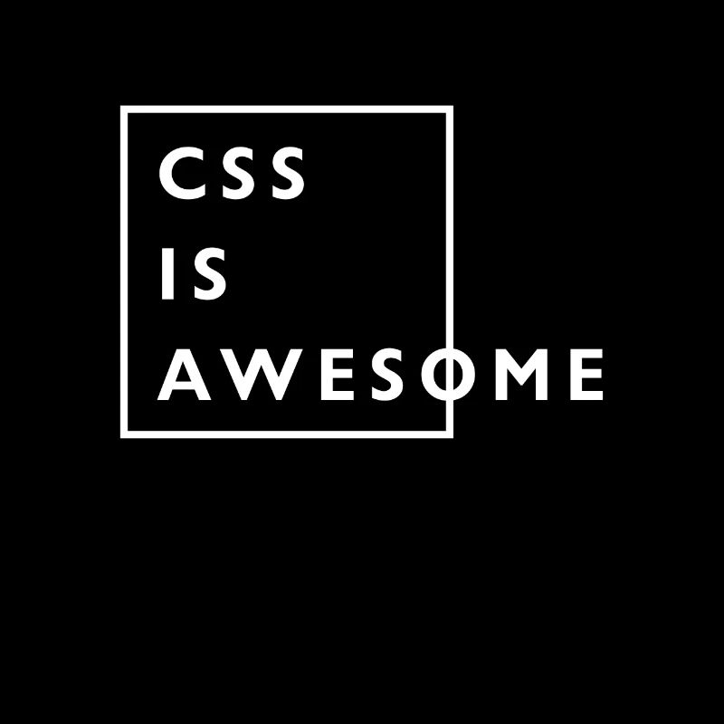 CSS is awesome T-Shirt