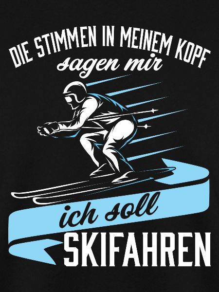 Ich soll Skifahren