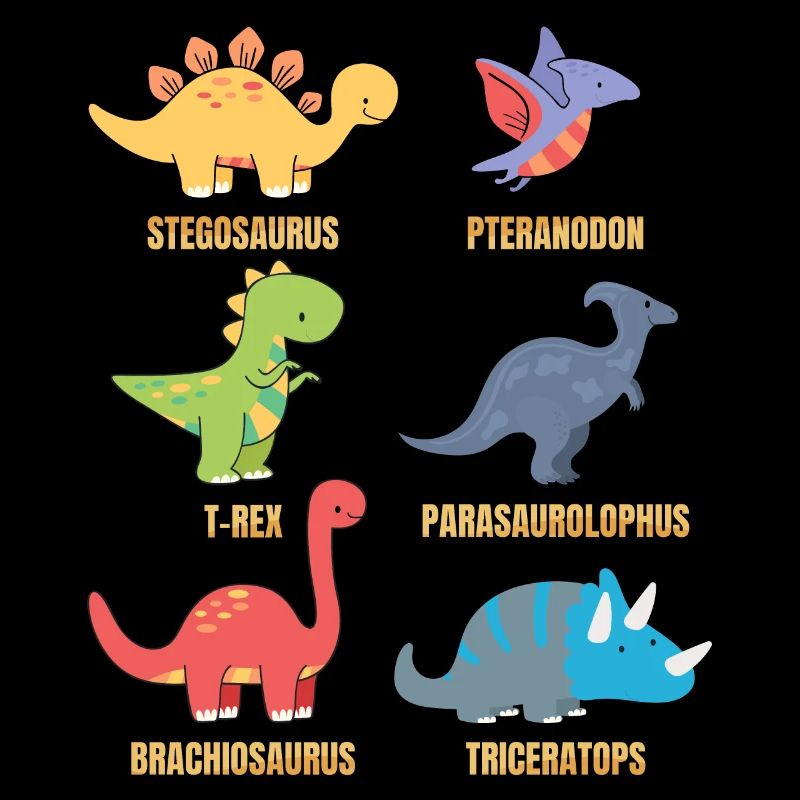 Types Of Dinosaurs Dino Identification - Cute