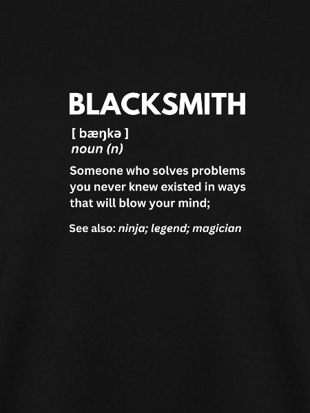 blacksmith noun funny definition
