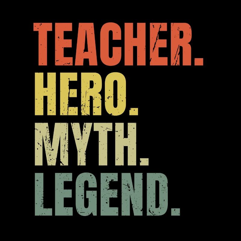 Lustiger Lehrer Held Mythos Legende Bester Job Lehrer