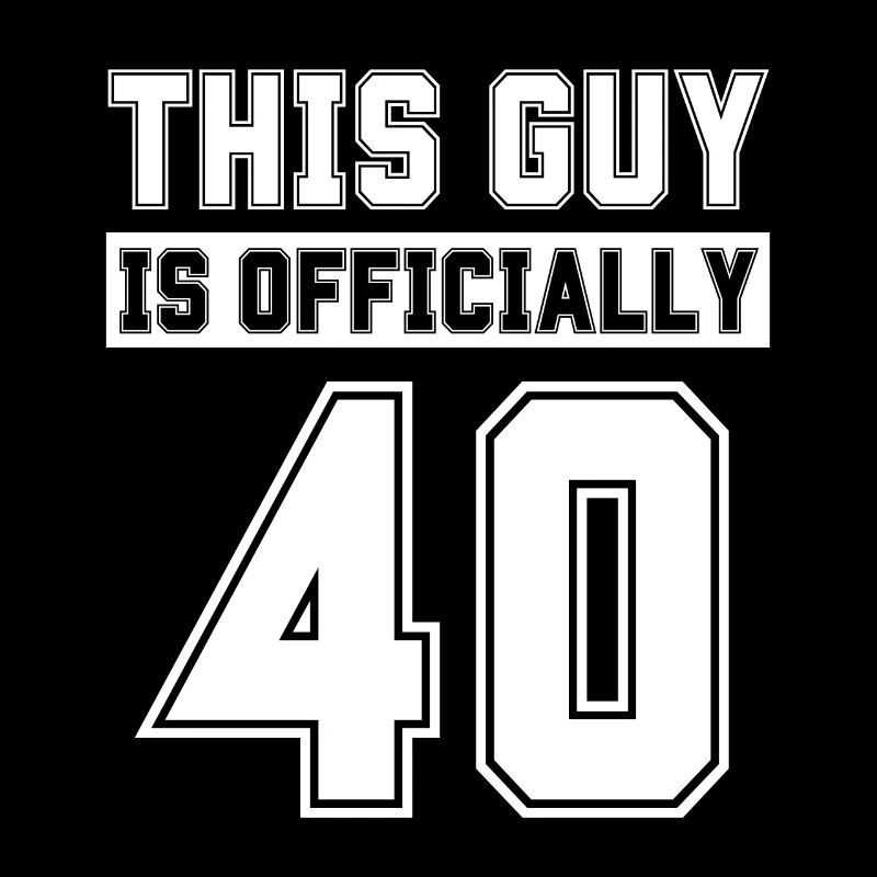 Ce gars a officiellement 40 ans Célébrez 40e