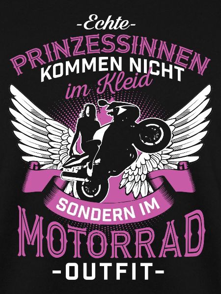 Prinzessinnen Motorrad Bikerin