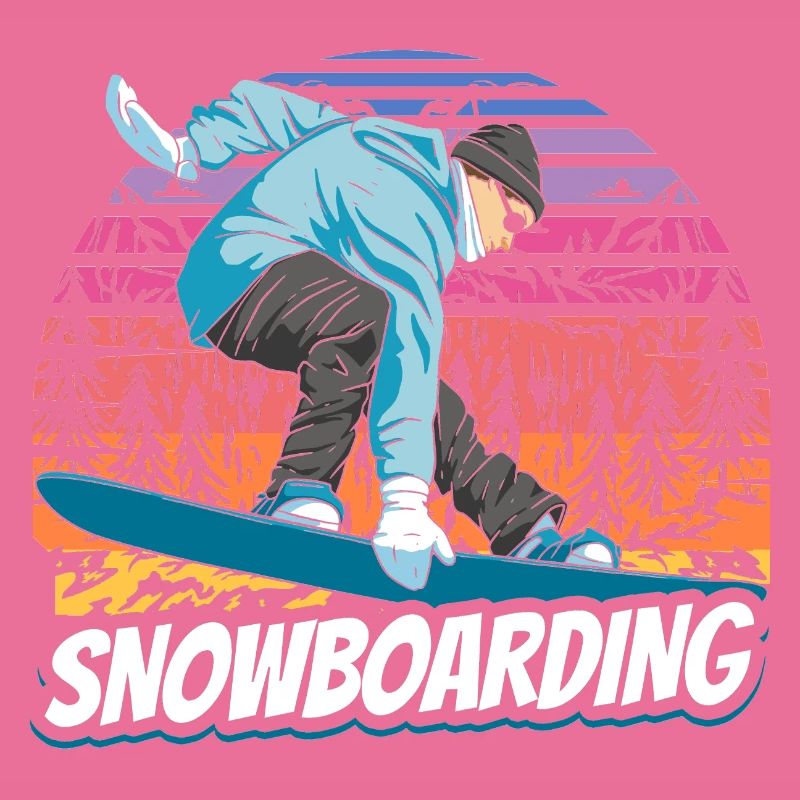 Snowboarding Retro