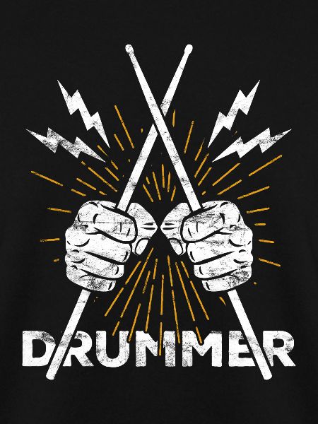 Drummer Drums Drumsticks Rock'n'Roll