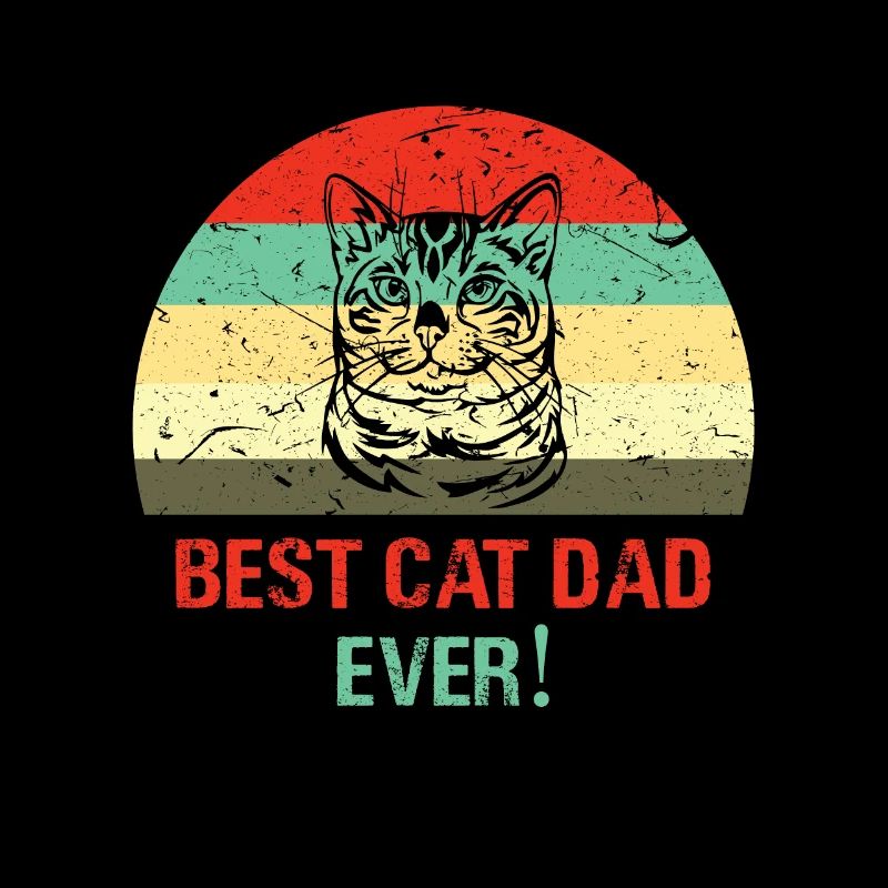 Katze Vater Bester Vater Geschenkidee Geschenk