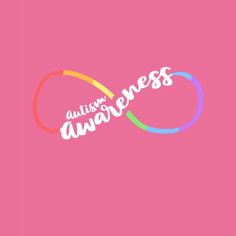 Autism Awareness Autistic Acceptance Rainbow