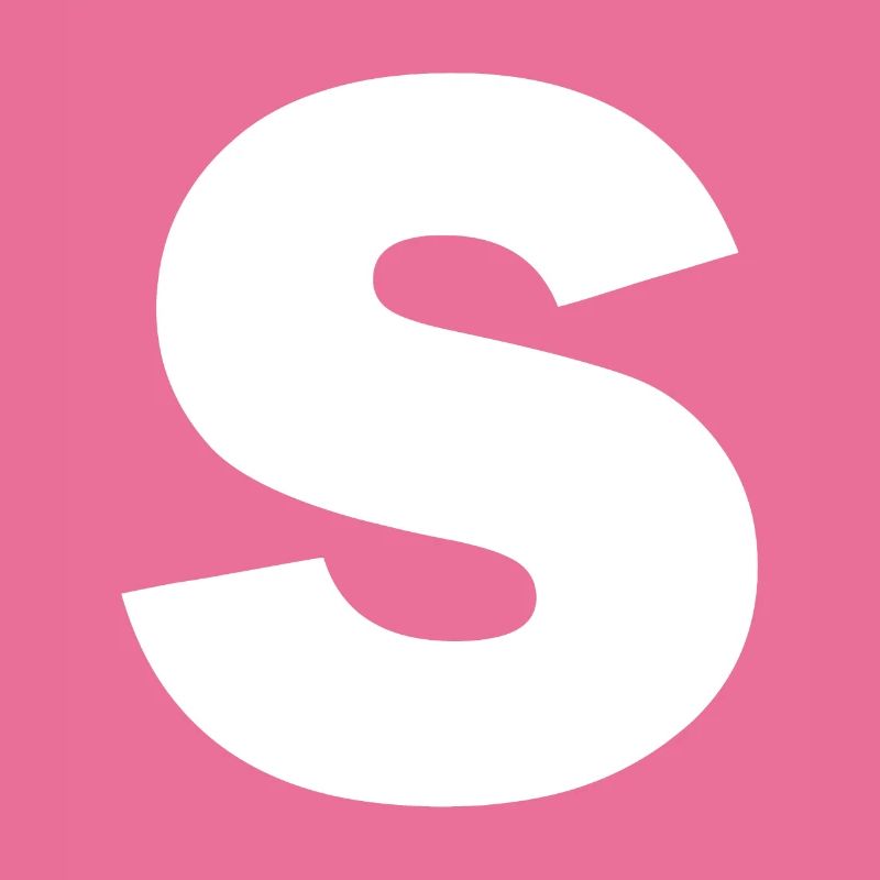 Buchstabe S Großbuchstaben Alphabet Monogramm Initiale