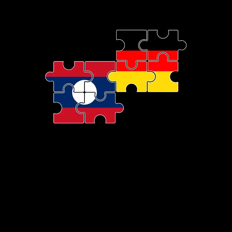 Laos Germany Flag German Laotian