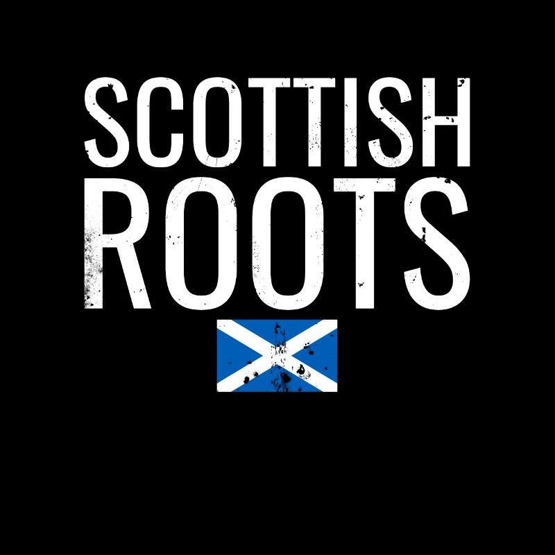 Scottish Roots Vintage Scottish Flag Scots
