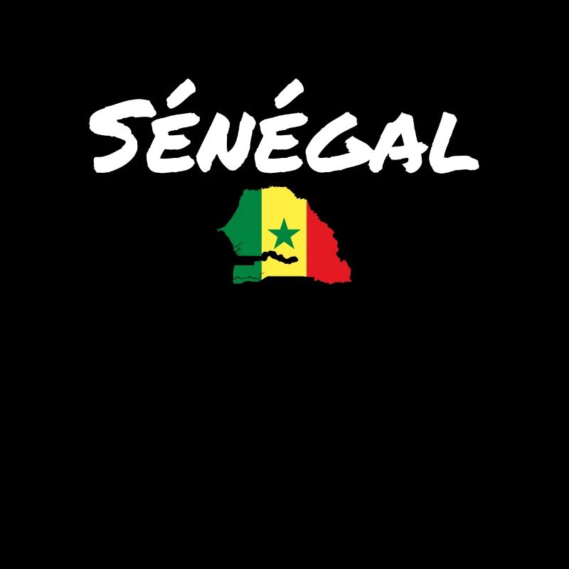 Sénégal Sénégal Carte Drapeau Sénégal