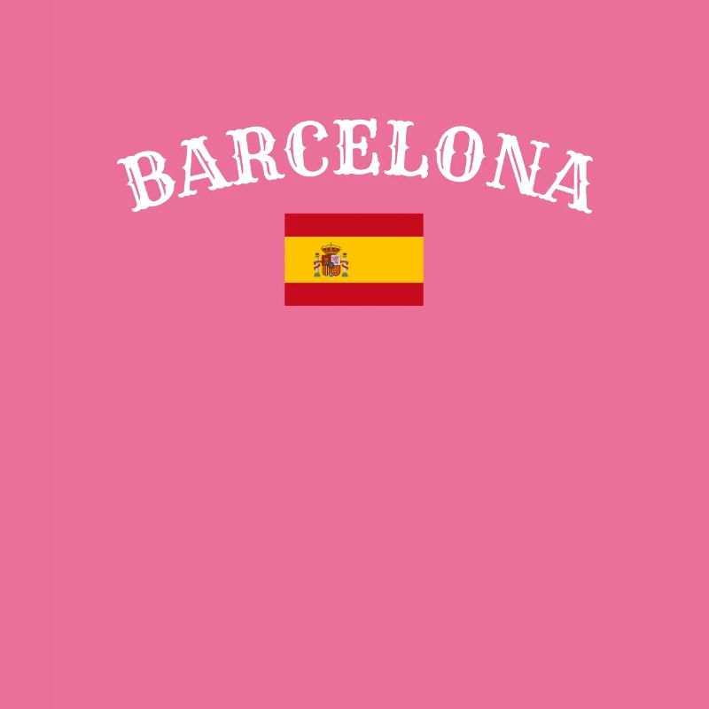 Barcelona, Spain, Spanish flag, Spaniards